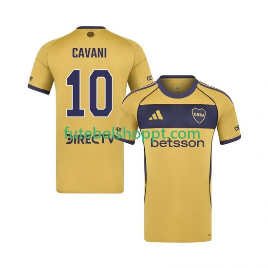 Camisola Homem CA Boca Juniors Edinson Cavani 10 Alternativa Equipamento 2025-2026 Manga Curta