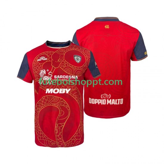 Camisola Homem Cagliari Special Principais Equipamento 2025-2026 Manga Curta