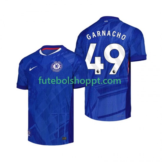 Camisola Homem Chelsea Alejandro Garnacho 49 Principais Equipamento 2025-2026 Manga Curta