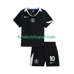 Camisola Júnior Chelsea Cole Palmer 10 Terceiro Equipamento 2025-2026 Manga Curta