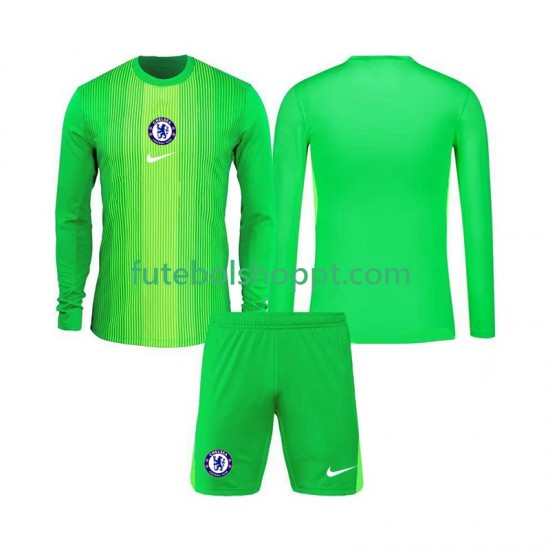 Camisola Júnior Chelsea Guarda-redes Alternativa Equipamento 2025-2026 Manga Comprida