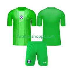 Camisola Júnior Chelsea Guarda-redes Alternativa Equipamento 2025-2026 Manga Curta