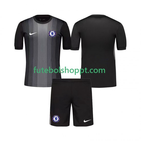 Camisola Júnior Chelsea Guarda-redes Principais Equipamento 2025-2026 Manga Curta
