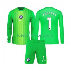 Camisola Júnior Chelsea Robert Sanchez 1 Guarda-redes Alternativa Equipamento 2025-2026 Manga Comprida