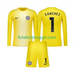 Camisola Júnior Chelsea Robert Sanchez 1 Guarda-redes Terceiro Equipamento 2025-2026 Manga Comprida