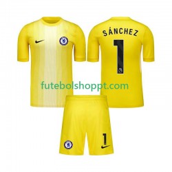 Camisola Júnior Chelsea Robert Sanchez 1 Guarda-redes Terceiro Equipamento 2025-2026 Manga Curta