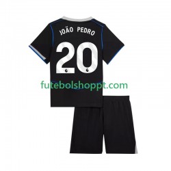 Camisola Júnior Chelsea Joao Pedro 20 Terceiro Equipamento 2025-2026 Manga Curta