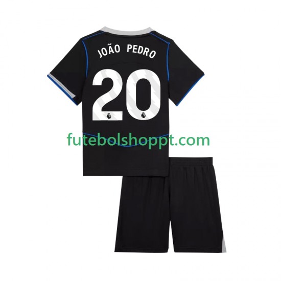Camisola Júnior Chelsea Joao Pedro 20 Terceiro Equipamento 2025-2026 Manga Curta