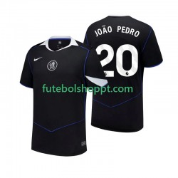 Camisola Homem Chelsea Joao Pedro 20 Terceiro Equipamento 2025-2026 Manga Curta