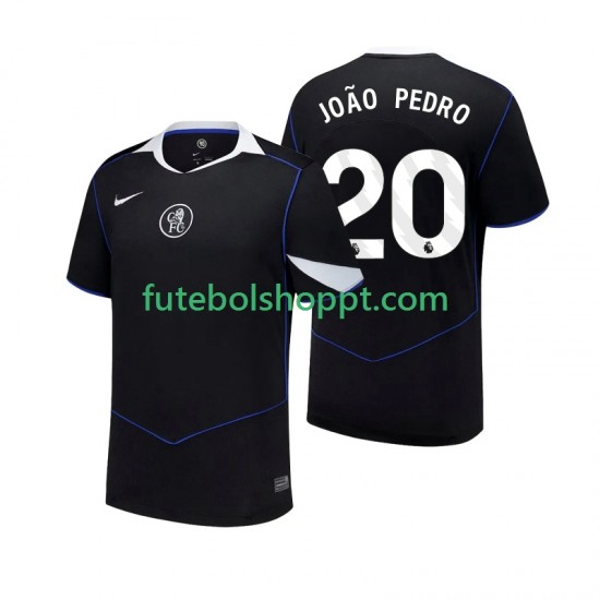 Camisola Homem Chelsea Joao Pedro 20 Terceiro Equipamento 2025-2026 Manga Curta