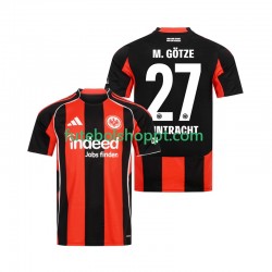 Camisola Homem Eintracht Frankfurt Mario Gotze 27 Principais Equipamento 2025-2026 Manga Curta