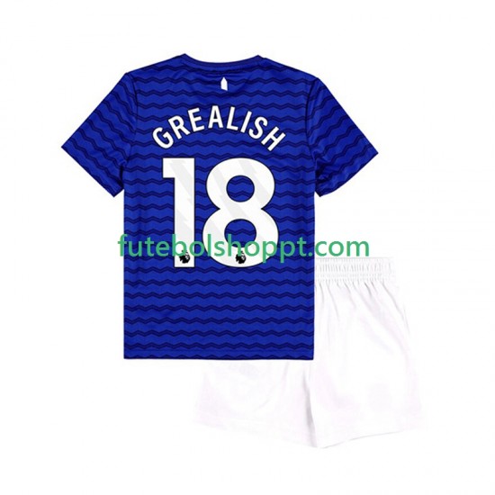 Camisola Júnior Everton Jack Grealish 18 Principais Equipamento 2025-2026 Manga Curta