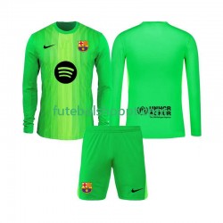 Camisola Júnior FC Barcelona Guarda-redes Principais Equipamento 2025-2026 Manga Comprida
