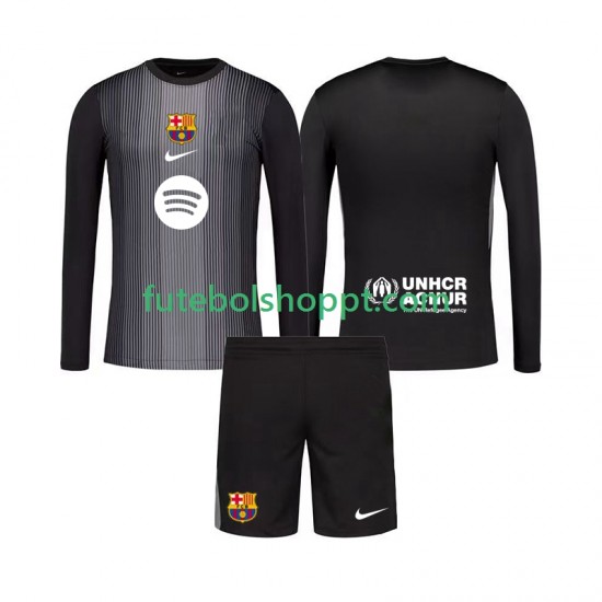 Camisola Júnior FC Barcelona Guarda-redes Terceiro Equipamento 2025-2026 Manga Comprida