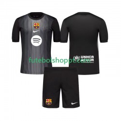 Camisola Júnior FC Barcelona Guarda-redes Terceiro Equipamento 2025-2026 Manga Curta