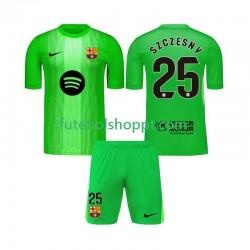 Camisola Júnior FC Barcelona Szczesny 25 Guarda-redes Principais Equipamento 2025-2026 Manga Curta