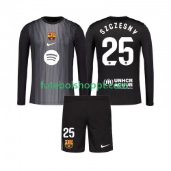 Camisola Júnior FC Barcelona Szczesny 25 Guarda-redes Terceiro Equipamento 2025-2026 Manga Comprida
