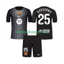 Camisola Júnior FC Barcelona Szczesny 25 Guarda-redes Terceiro Equipamento 2025-2026 Manga Curta