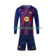 Camisola Júnior FC Barcelona Principais Equipamento 2025-2026 Manga Comprida