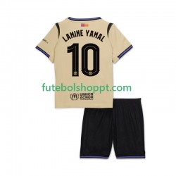 Camisola Júnior FC Barcelona Lamine Yamal 10 UCL Alternativa Equipamento 2025-2026 Manga Curta