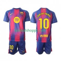 Camisola Júnior FC Barcelona Lamine Yamal 10 Principais Equipamento 2025-2026 Manga Curta
