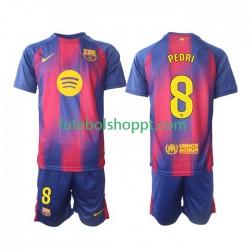 Camisola Júnior FC Barcelona Pedri 8 Principais Equipamento 2025-2026 Manga Curta
