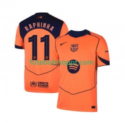 Camisola Homem FC Barcelona Raphinha 11 Champions League Terceiro Equipamento 2025-2026 Manga Curta