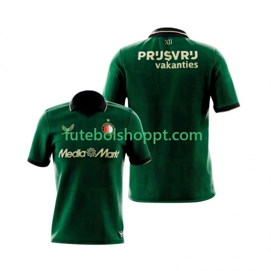 Camisola Homem Feyenoord Rotterdam Quarto Equipamento 2025-2026 Manga Curta