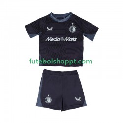 Camisola Júnior Feyenoord Rotterdam Alternativa Equipamento 2025-2026 Manga Curta
