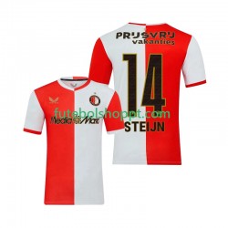 Camisola Homem Feyenoord Rotterdam Sem Steijn 14 Principais Equipamento 2025-2026 Manga Curta