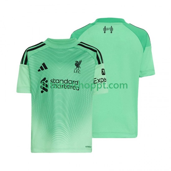 Camisola Homem Liverpool Guarda-redes Principais Equipamento 2025-2026 Manga Curta