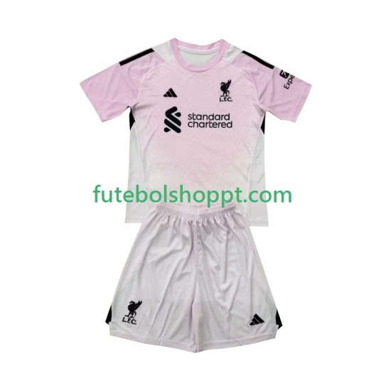 Camisola Júnior Liverpool Guarda-redes Terceiro Equipamento 2025-2026 Manga Curta