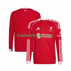 Camisola Homem Liverpool Principais Equipamento 2025-2026 Manga Comprida