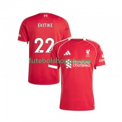 Camisola Homem Liverpool Hugo Ekitike 22 Principais Equipamento 2025-2026 Manga Curta