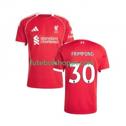 Camisola Homem Liverpool Jeremie Frimpong 30 Principais Equipamento 2025-2026 Manga Curta