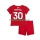 Camisola Júnior Liverpool Jeremie Frimpong 30 Principais Equipamento 2025-2026 Manga Curta