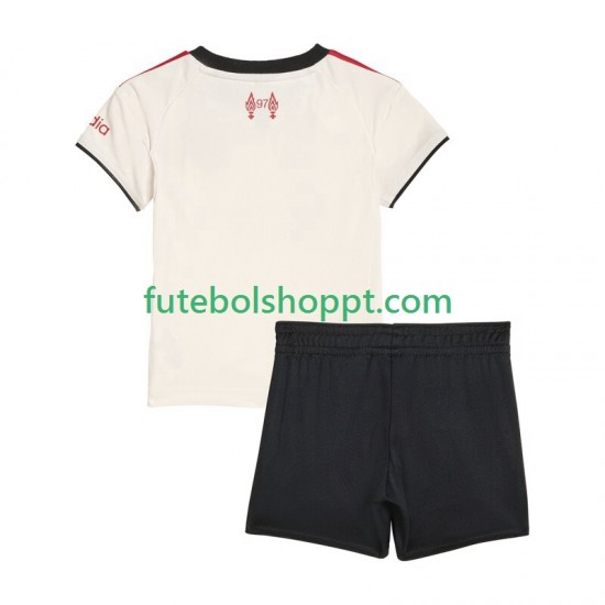 Camisola Júnior Liverpool Alternativa Equipamento 2025-2026 Manga Curta