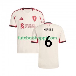 Camisola Homem Liverpool Milos Kerkez 6 Alternativa Equipamento 2025-2026 Manga Curta