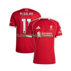 Camisola Homem Liverpool Mohamed Salah 11 Principais Equipamento 2025-2026 Manga Curta