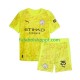 Camisola Júnior Manchester City Gianluigi Donnarumma 25 Guarda-redes Terceiro Equipamento 2025-2026 Manga Curta