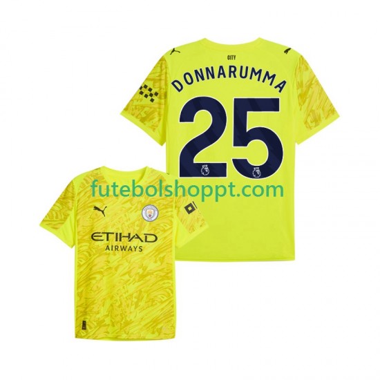 Camisola Homem Manchester City Gianluigi Donnarumma 25 Guarda-redes Terceiro Equipamento 2025-2026 Manga Curta
