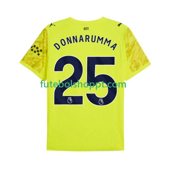 Camisola Homem Manchester City Gianluigi Donnarumma 25 Guarda-redes Terceiro Equipamento 2025-2026 Manga Curta