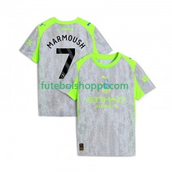 Camisola Homem Manchester City Omar Marmoush 7 Terceiro Equipamento 2025-2026 Manga Curta