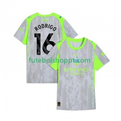 Camisola Homem Manchester City Rodrigo Hernandez 16 Terceiro Equipamento 2025-2026 Manga Curta