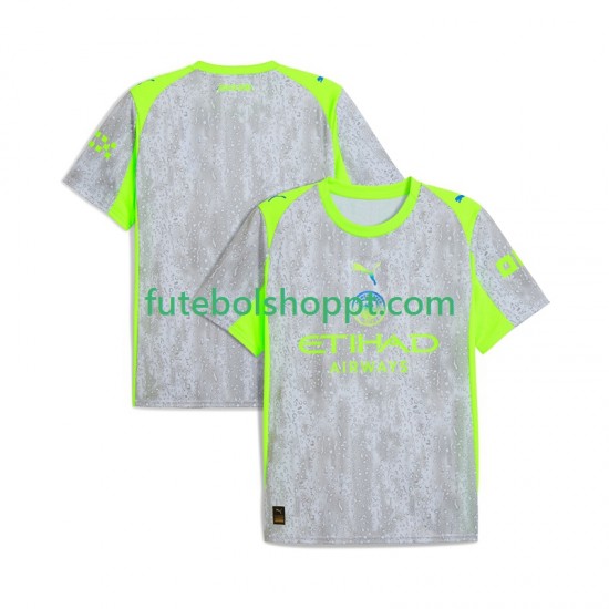 Camisola Homem Manchester City Terceiro Equipamento 2025-2026 Manga Curta
