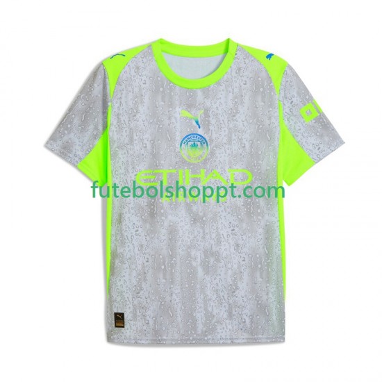 Camisola Homem Manchester City Terceiro Equipamento 2025-2026 Manga Curta