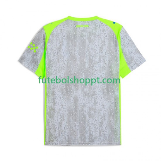 Camisola Homem Manchester City Terceiro Equipamento 2025-2026 Manga Curta