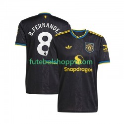 Camisola Homem Manchester United Bruno Fernandes 8 Terceiro Equipamento 2025-2026 Manga Curta