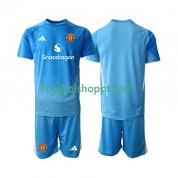 Camisola Júnior Manchester United Guarda-redes Principais Equipamento 2025-2026 Manga Curta