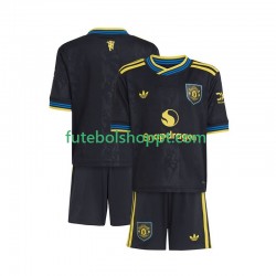 Camisola Júnior Manchester United Terceiro Equipamento 2025-2026 Manga Curta